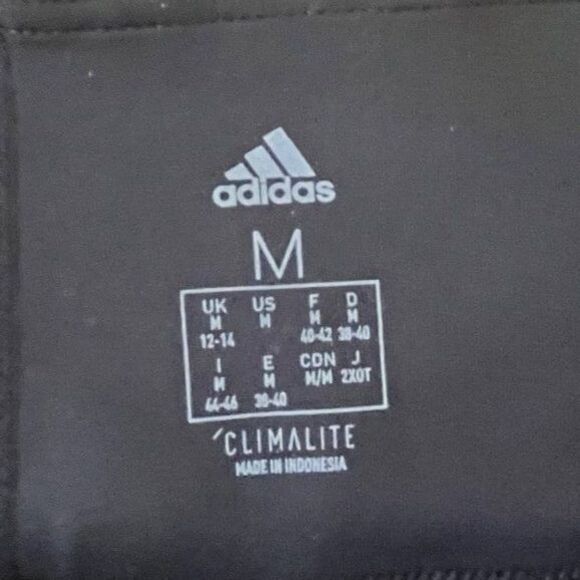 Adidas High Rise 3 Stripe Stretch Women's Leggings (M) - Picture 4 of 6